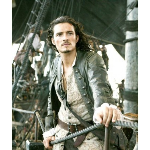 Will Turner Leather Buccaneer Coats 112