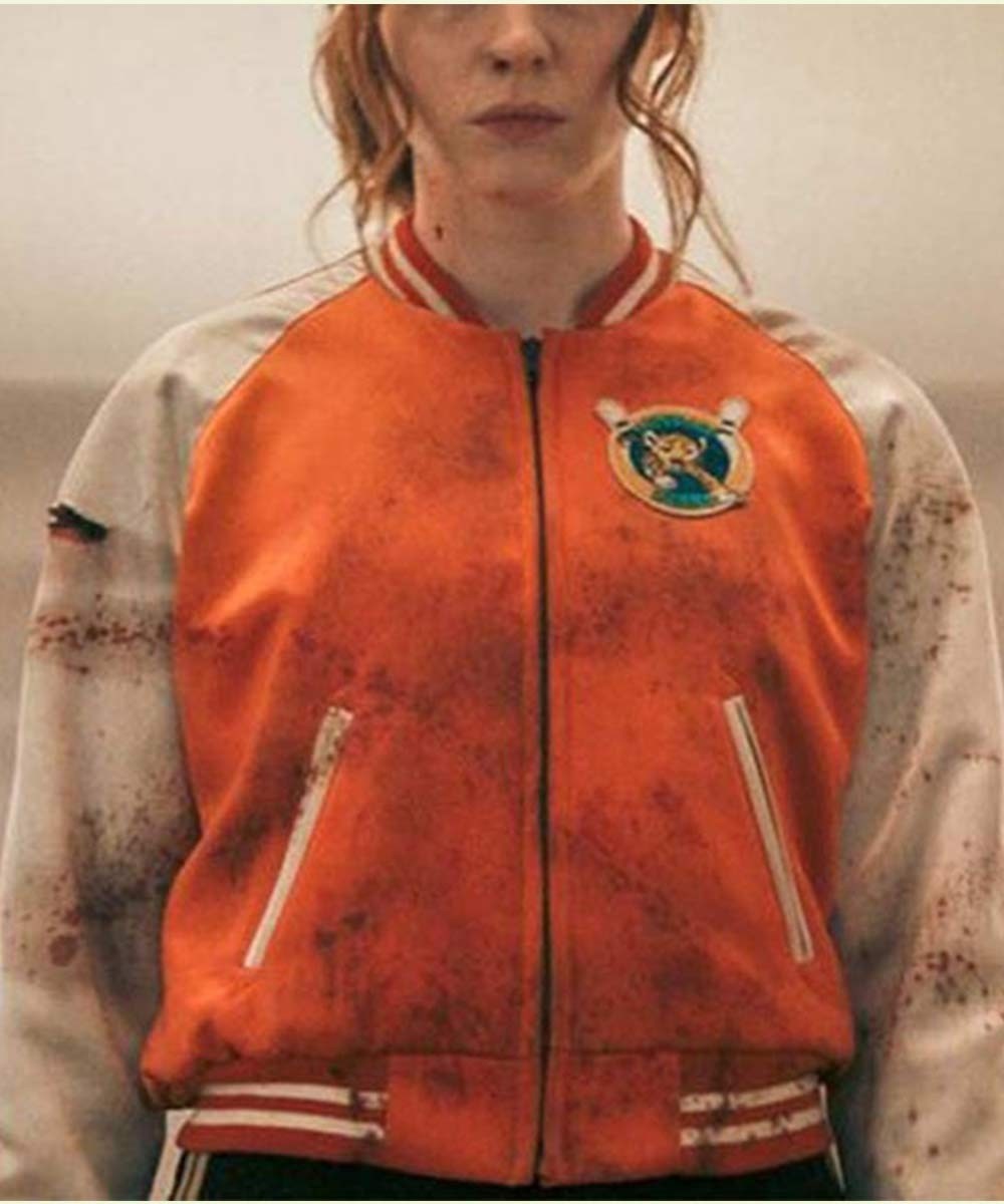 Gunpowder Milkshake Sam Orange Jacket 