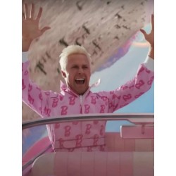 Barbie Ryan Gosling Pink Track Jacket