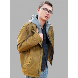 Terrifier 3 2024 Elliott Fullam Brown Jacket