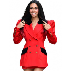 Kylie Cantrall Hudson Square 2026 Red Blazer