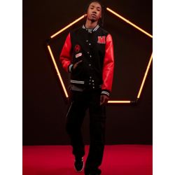 Across The Spider-Verse Miles Morales Varsity Jacket