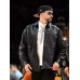 Bad Bunny Lakers Game Black Leather Jacket Bad Bunny Lakers Game Black Leather Jacket