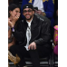 Bad Bunny Lakers Game Black Leather Jacket Bad Bunny Lakers Game Black Leather Jacket