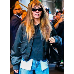 New York City Miley Cyrus Bomber Jacket