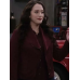 Shifting Gears Riley Burgundy Jacket