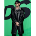 Spotify Awards Bad Bunny Black Leather Coat Spotify Awards Bad Bunny Black Leather Coat