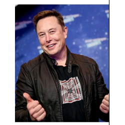 Elon Musk Tesla Event Leather Jacket