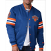 NBA New York Knicks Blue Varsity Jacket