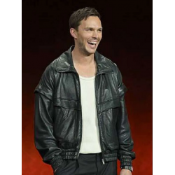 Superman Nicholas Hoult Black Leather Jacket