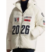 Olympics Team USA White Puffer Jacket Olympics Team USA White Puffer Jacket