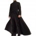 Matrix Neo Black Long Leather Trench Coat