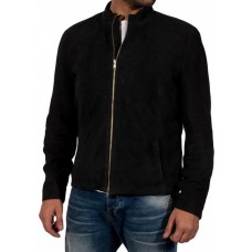 Spectre James Bond Suede Jacket - Daniel Craig Black Jacket