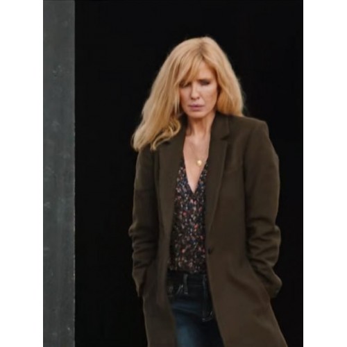 beth dutton green dress season 4 Yellowstone S04 Beth Dutton Green Blazer Coat