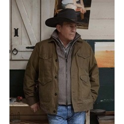 Yellowstone Season 2 John Dutton Brown Jacket