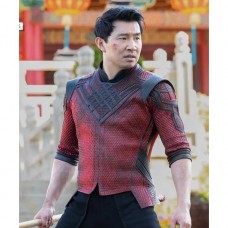 Shang-Chi Red and Black Leather Costume Jacket